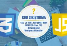 HTML CSS JS Kod Sıkıştırma Küçültme Neden / Nasıl Yapılır?