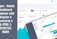 Pages Dashboard Theme Admin Panel Template Ücretsiz İndir Download