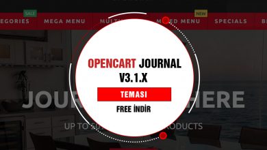 Journal 3 Theme Free Download Nulled Opencart 3 Teması İndir